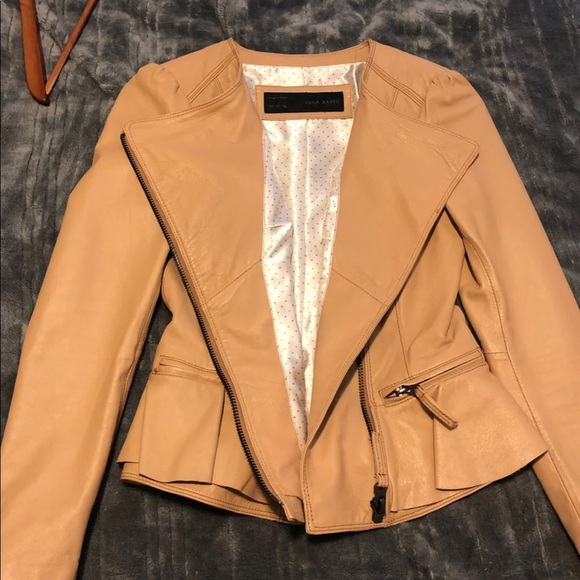 Zara leather jacket - Picture 1 of 8